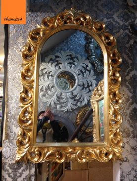 GƯƠNG TRANG TRÍ DECOR MẠ VÀNG KHUNG VÒM 011