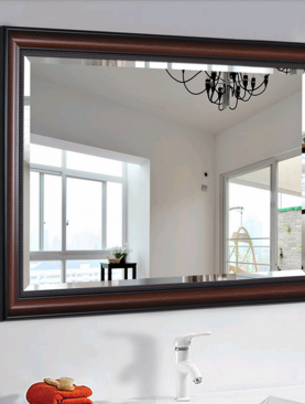 GƯƠNG SOI TOÀN THÂN VIỀN NÂU ĐEN V173