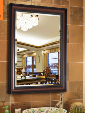 GƯƠNG SOI TOÀN THÂN VIỀN NÂU ĐEN V173