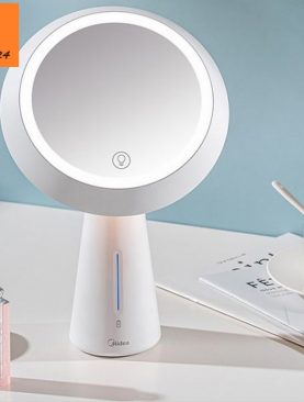 GƯƠNG TRANG ĐIỂM ĐÈN LED ĐỂ BÀN KẾT HỢP ĐÈN NGỦ MIDEA GTD150B