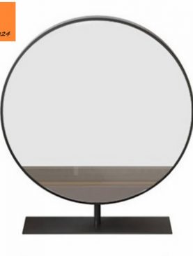*GƯƠNG TRANG ĐIỂM ĐỂ BÀN VIỀN KIM LOẠI CHÂN TRỤ XOAY 360 GTR111A