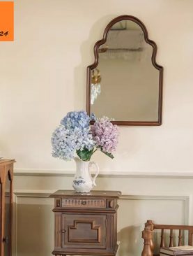 *GƯƠNG DECOR TRANG ĐIỂM TÂN CỔ ĐIỂN VIỀN KIM LOẠI GTR262