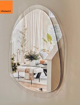GƯƠNG PHÒNG TẮM VIỀN MICA DÁNG VIÊN ĐÁ BL520MC