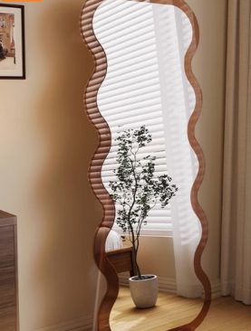 *GƯƠNG SOI TOÀN THÂN VIỀN MICA TRONG SUỐT DÁNG SÓNG GSTT258MC