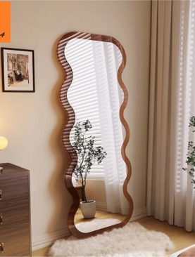 *GƯƠNG SOI TOÀN THÂN VIỀN MICA TRONG SUỐT DÁNG SÓNG GSTT258MC