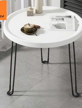 BÀN TRÒN SOFA MINI CHÂN GẬP BA03