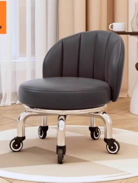 GHẾ XOAY MINI CÓ TỰA CHÂN KIM LOẠI CHẮC CHẮN GH09I