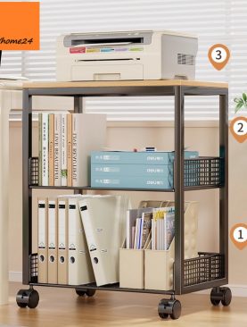 KỆ ĐỰNG ĐỒ ĐA NĂNG 3 TẦNG CÓ BÁNH XE KE01