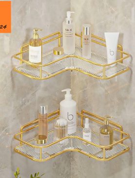 KỆ GÓC 2 TẦNG NHÀ TẮM VIỀN VÀNG KG05A