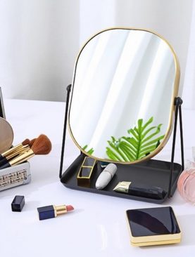 *GƯƠNG TRANG ĐIỂM CAO CẤP ĐỂ BÀN SIZE LỚN KÈM KHAY GTD156D