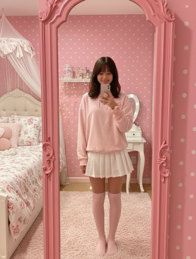 *GƯƠNG SOI TOÀN THÂN VIỀN GỖ PRINCESS HỒNG GTR105H