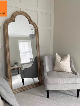 *GƯƠNG ĐỨNG TOÀN THÂN VIỀN GỖ TỰ NHIÊN SIZE LỚN GSTT253C