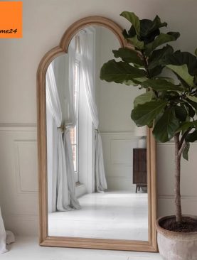 *GƯƠNG ĐỨNG TOÀN THÂN VIỀN GỖ TỰ NHIÊN SIZE LỚN GSTT253C