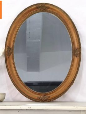 *GƯƠNG TRANG TRÍ DECOR OVAL RETRO HÀNG XUẤT Ý GTR171A