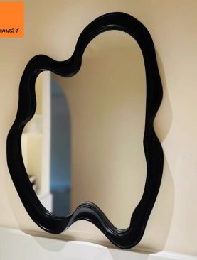 *GƯƠNG DECOR PHÒNG TẮM DÁNG VÔ ĐỊNH VIỀN ĐEN GTR232A