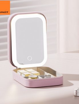 HỘP ĐỰNG ĐỒ TRANG ĐIỂM MINI CÓ ĐÈN LED GTD200B