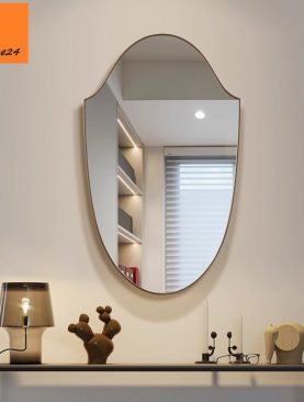 *GƯƠNG DECOR TRANG ĐIỂM TREO TƯỜNG VIỀN INOX CAO CẤP GTR228A