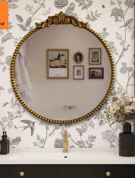 *GƯƠNG DECOR TRANG TRÍ DÁNG TRÒN TÂN CỔ ĐIỂN GTR077CD