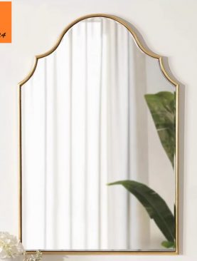 GƯƠNG TRANG TRÍ DECOR VIỀN KIM LOẠI DÁNG VÒM RETRO GTR227B