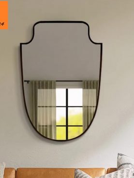 *GƯƠNG TRANG TRÍ DECOR VIỀN KIM LOẠI MẢNH GTR228B