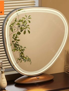 *GƯƠNG ĐÈN LED TRANG ĐIỂM ĐỂ BÀN CAO CẤP HÌNH VIÊN ĐÁ GLE520G