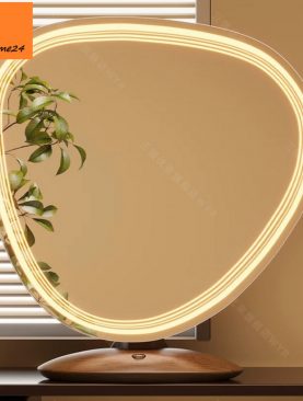 *GƯƠNG ĐÈN LED TRANG ĐIỂM ĐỂ BÀN CAO CẤP HÌNH VIÊN ĐÁ GLE520G