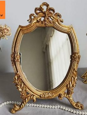 *GƯƠNG TRANG ĐIỂM ĐỂ BÀN VINTAGE CÔNG CHÚA GTD204