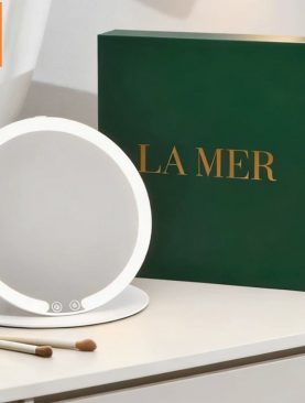 *GƯƠNG ĐÈN LED TRANG ĐIỂM TRÒN DÁNG GẬP DU LỊCH LAMER GLE266